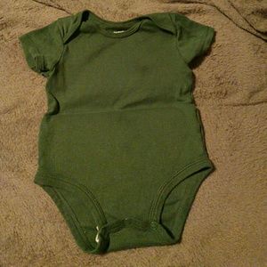 Carters green bodysuit